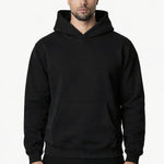 RK Blank Hoodie Black Slimfit