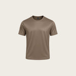SHINY ESSENTIAL SHIRT DARK SAND
