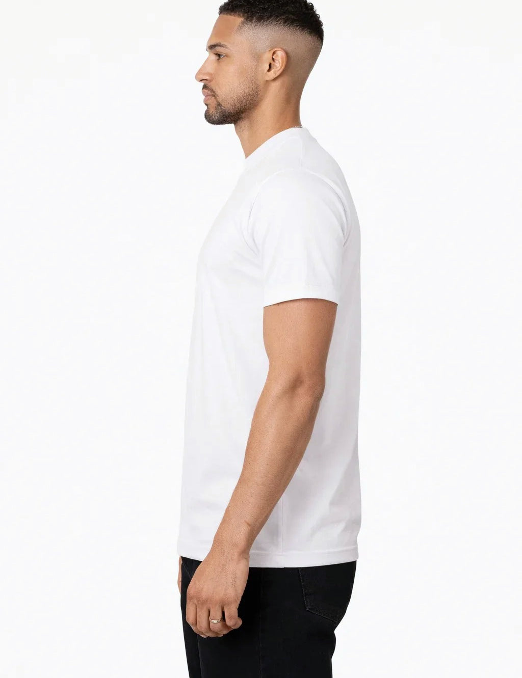 RK Blank Tee White Slimfit