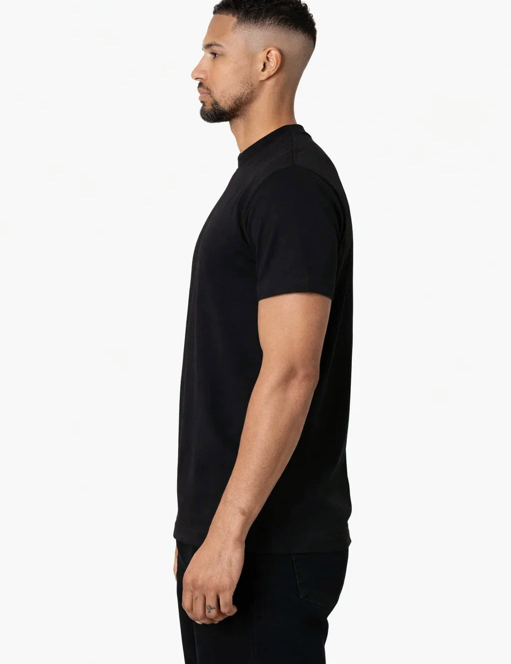 RK Blank Tee Black Slimfit