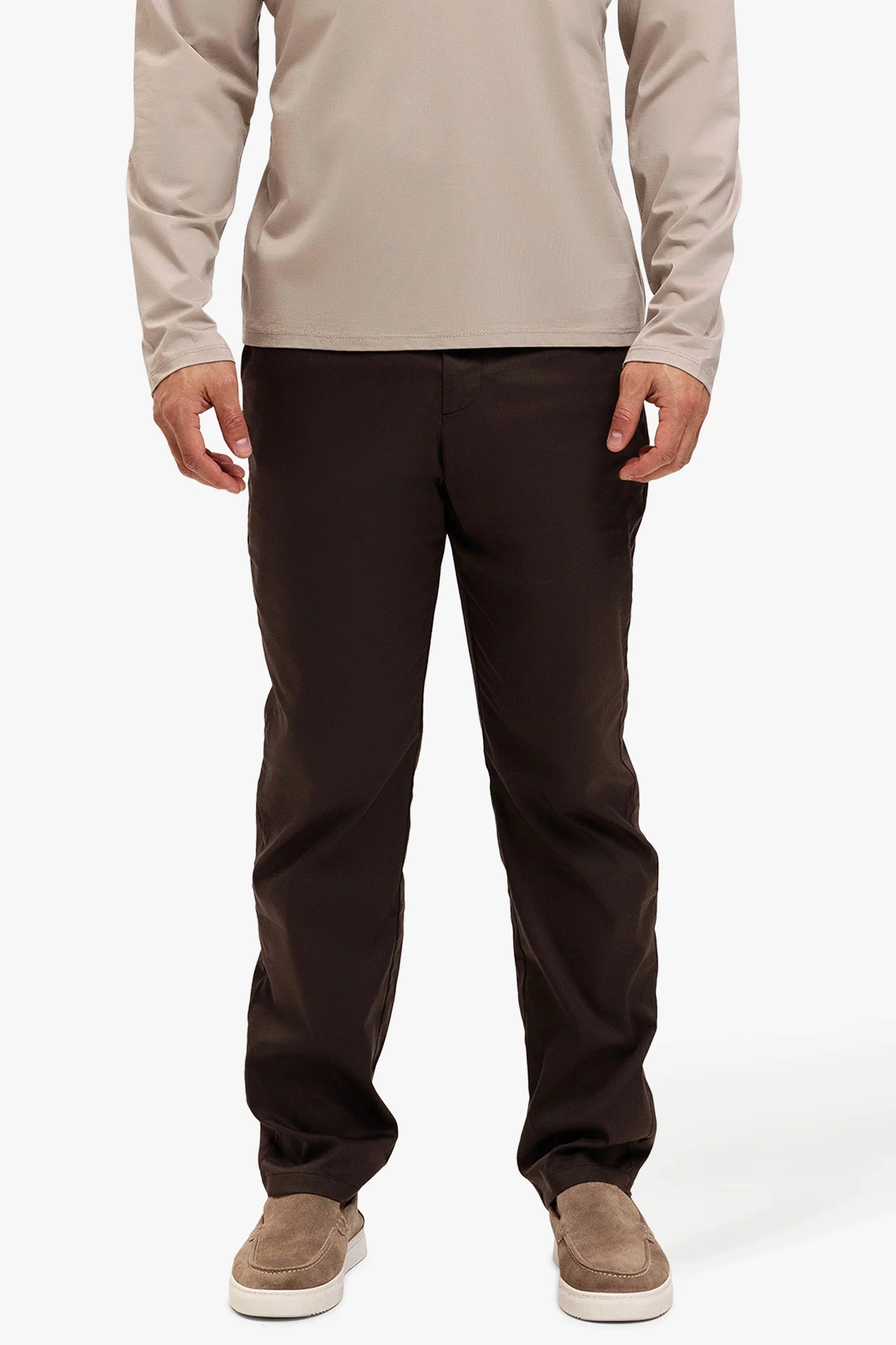 Core Straight Pants Brown