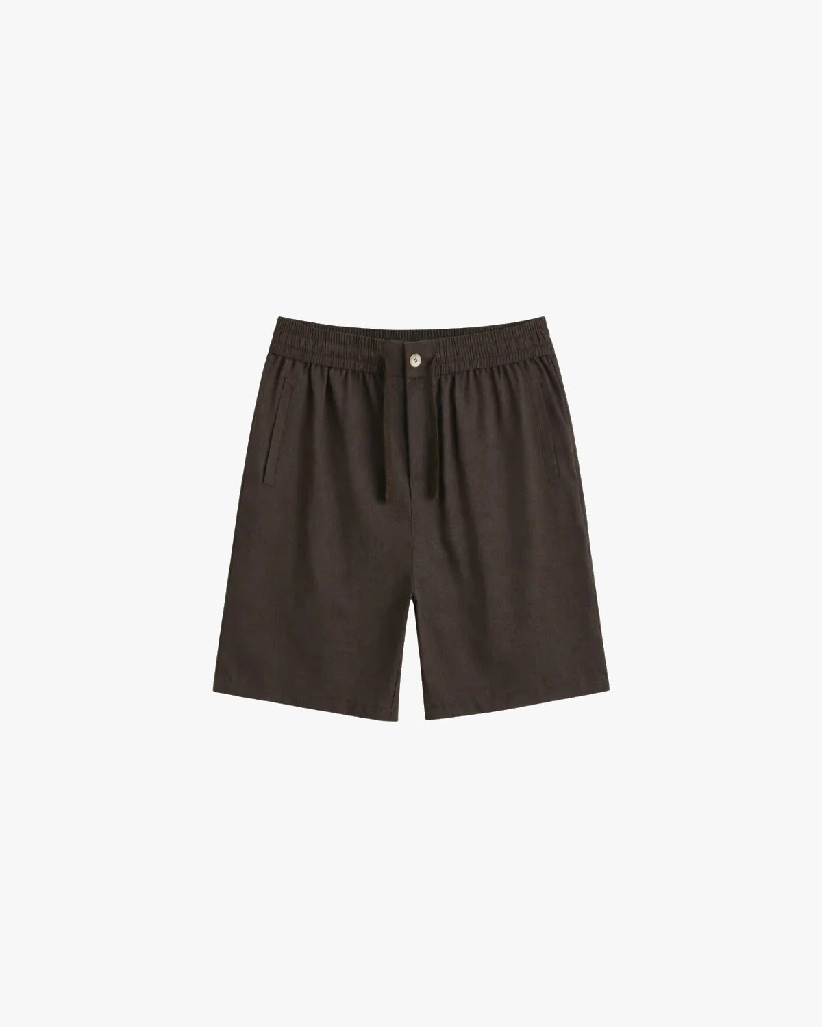 CORE LINNEN SHORT | DEEP BROWN
