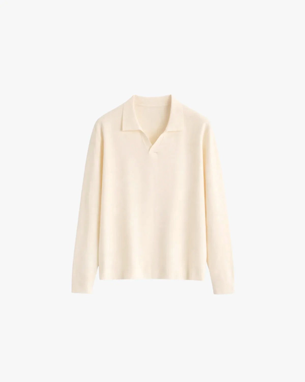 VALERO KNITTED POLO | CREME