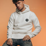 BADGE HOODIE CREME