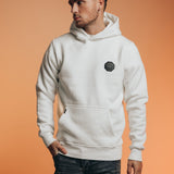 BADGE HOODIE CREME