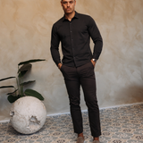 DELUXE SHIRT BLACK — lifestylefoto