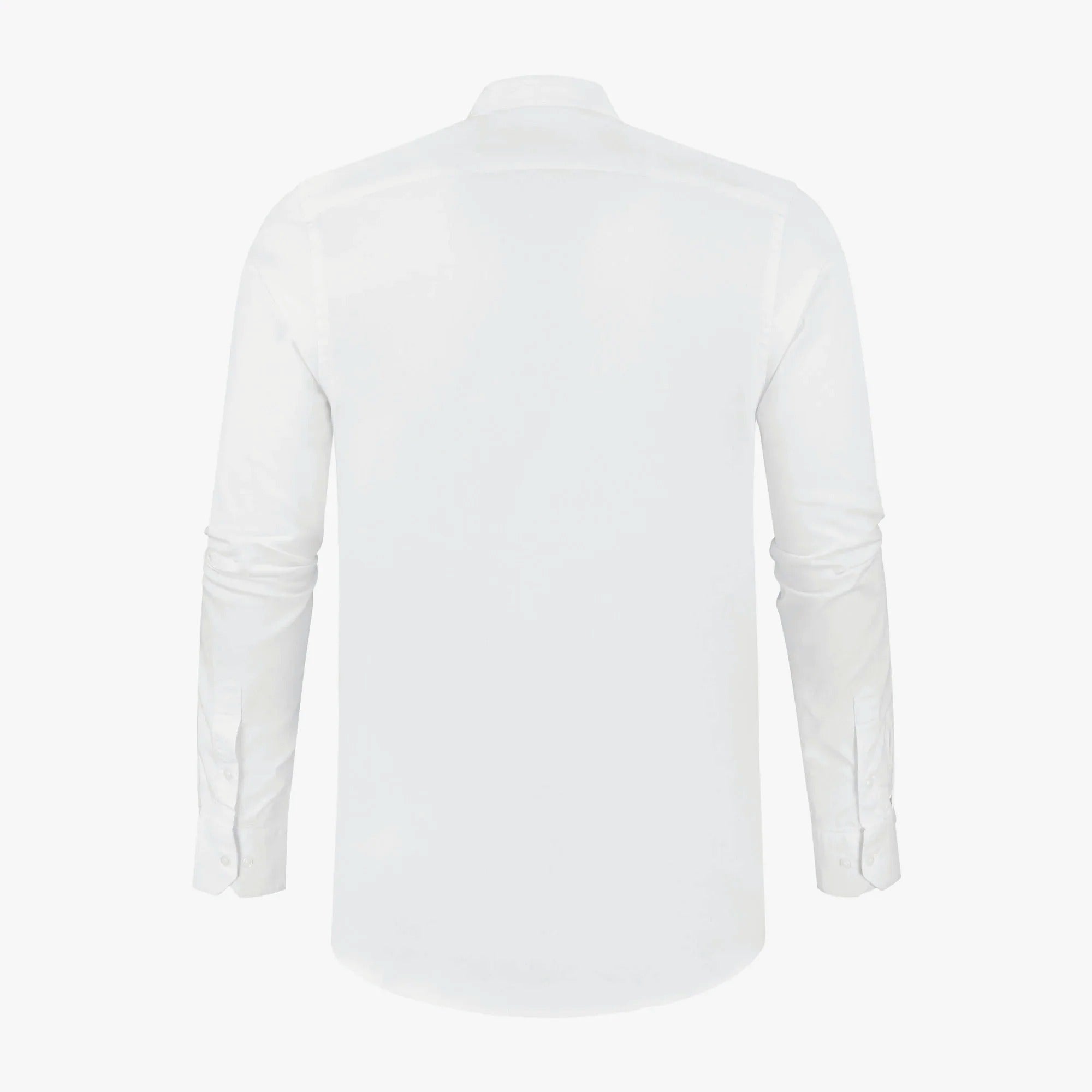 richesse mandarin shirt white