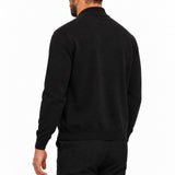 RIVAS HEAVY ZIPPER VEST BLACK - studio achterkant