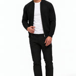 RIVAS HEAVY ZIPPER VEST BLACK - studio full-body