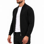 RIVAS HEAVY ZIPPER VEST BLACK - studio zijkant