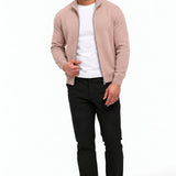RIVAS HEAVY ZIPPER VEST CREME - studio full-body