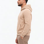 RK Blank Hoodie Brown Regular Fit - zijkant