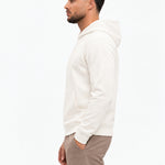 RK Blank Hoodie Creme Regular Fit - zijkant