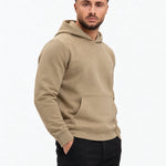 RK Blank Hoodie Olive Regular Fit - schuin