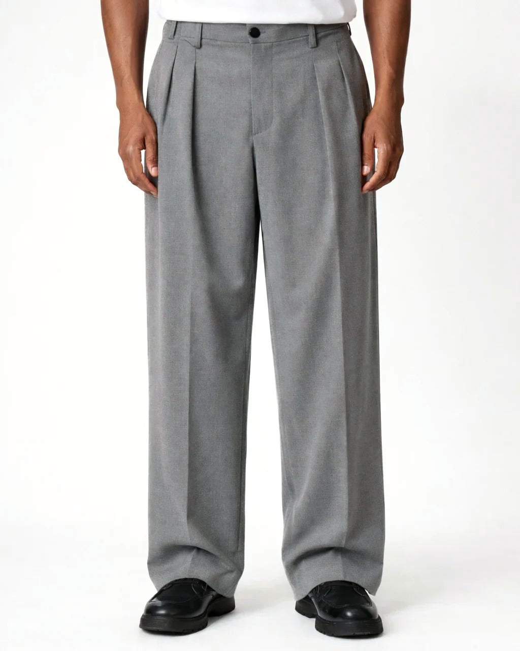 ROMEO STRAIGHT PANTS | GREY