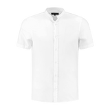 Mao Shirt Weiß Short