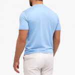 shiny essential shirt sky blue