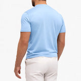 shiny essential shirt sky blue