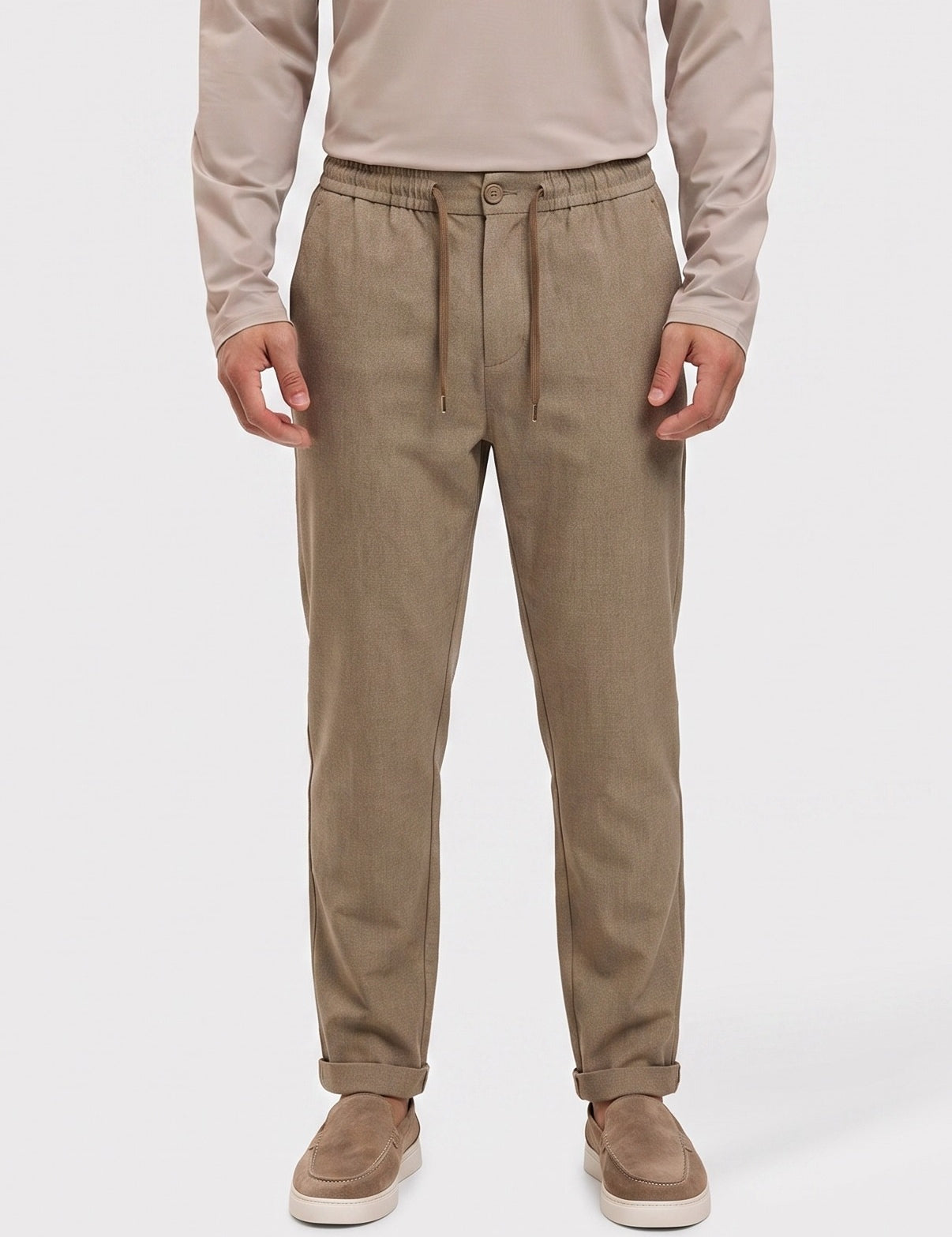 Tailered Pants Brown - voor