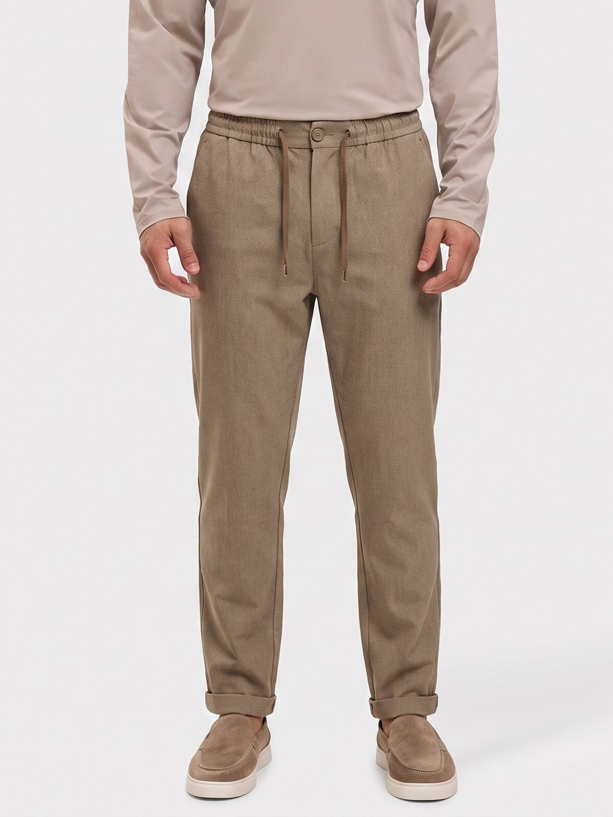 Tailered Pants Brown - voor