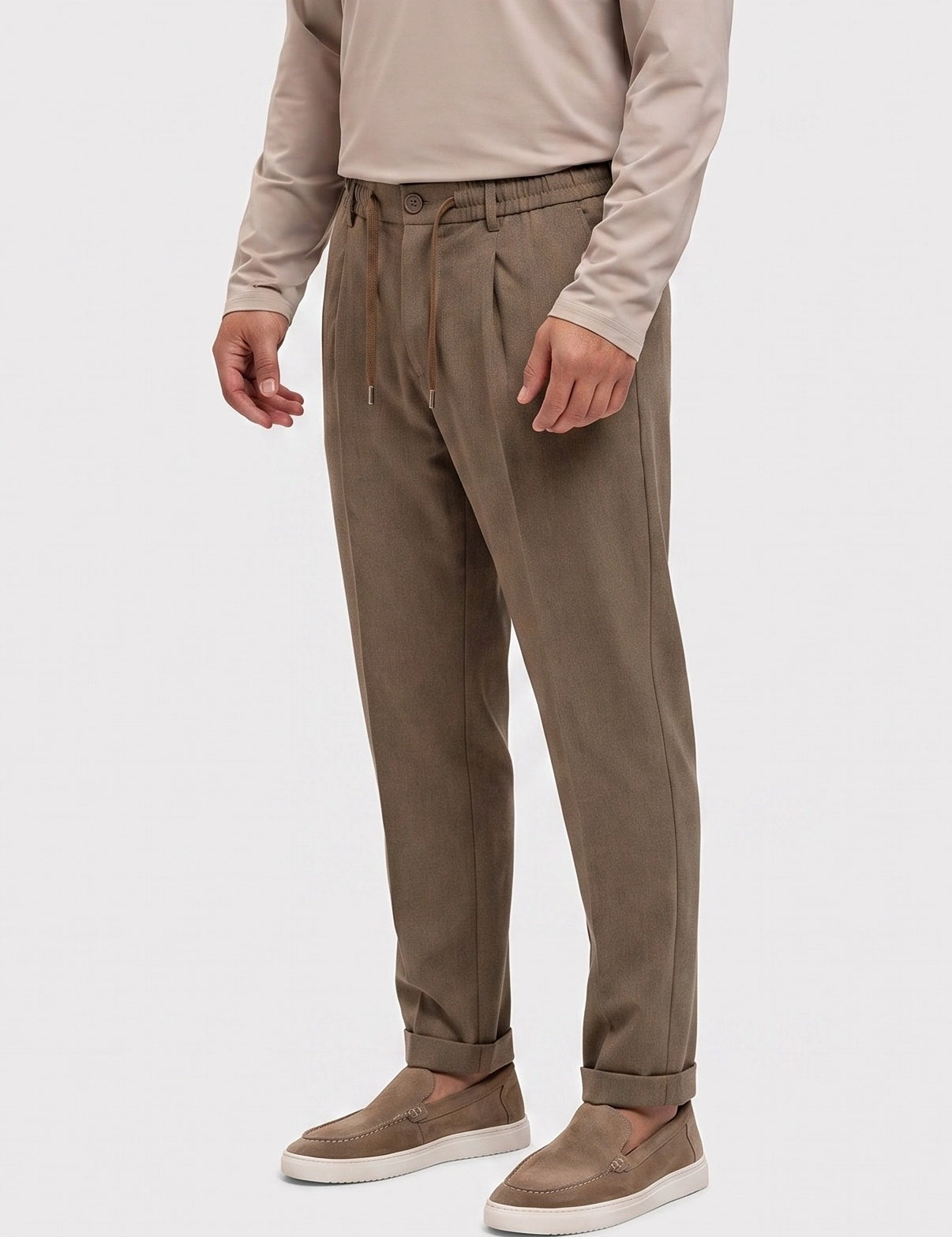 Tailered Pants Brown - zij