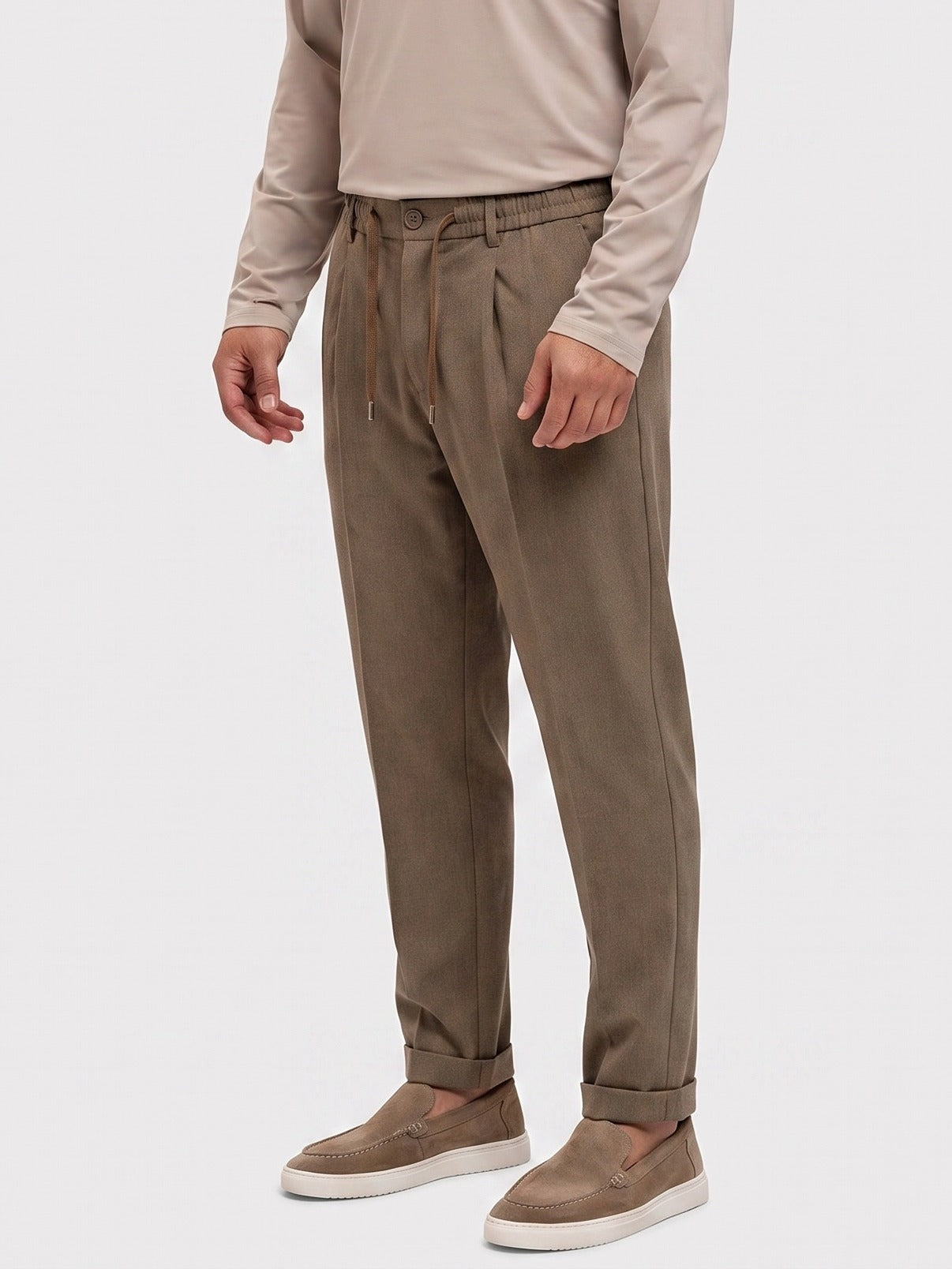 Tailered Pants Brown - zij
