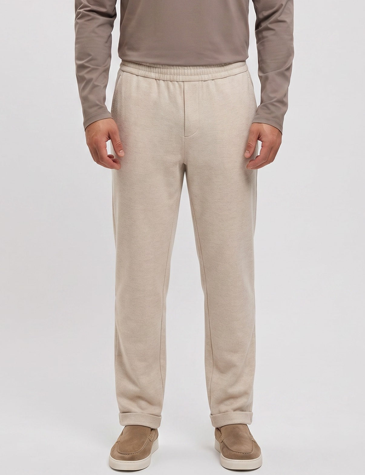 Tailered Pants Creme - voor