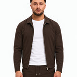 TECH SUIT BROWN - studio voorkant