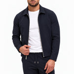 TECH SUIT NAVY - studio pose