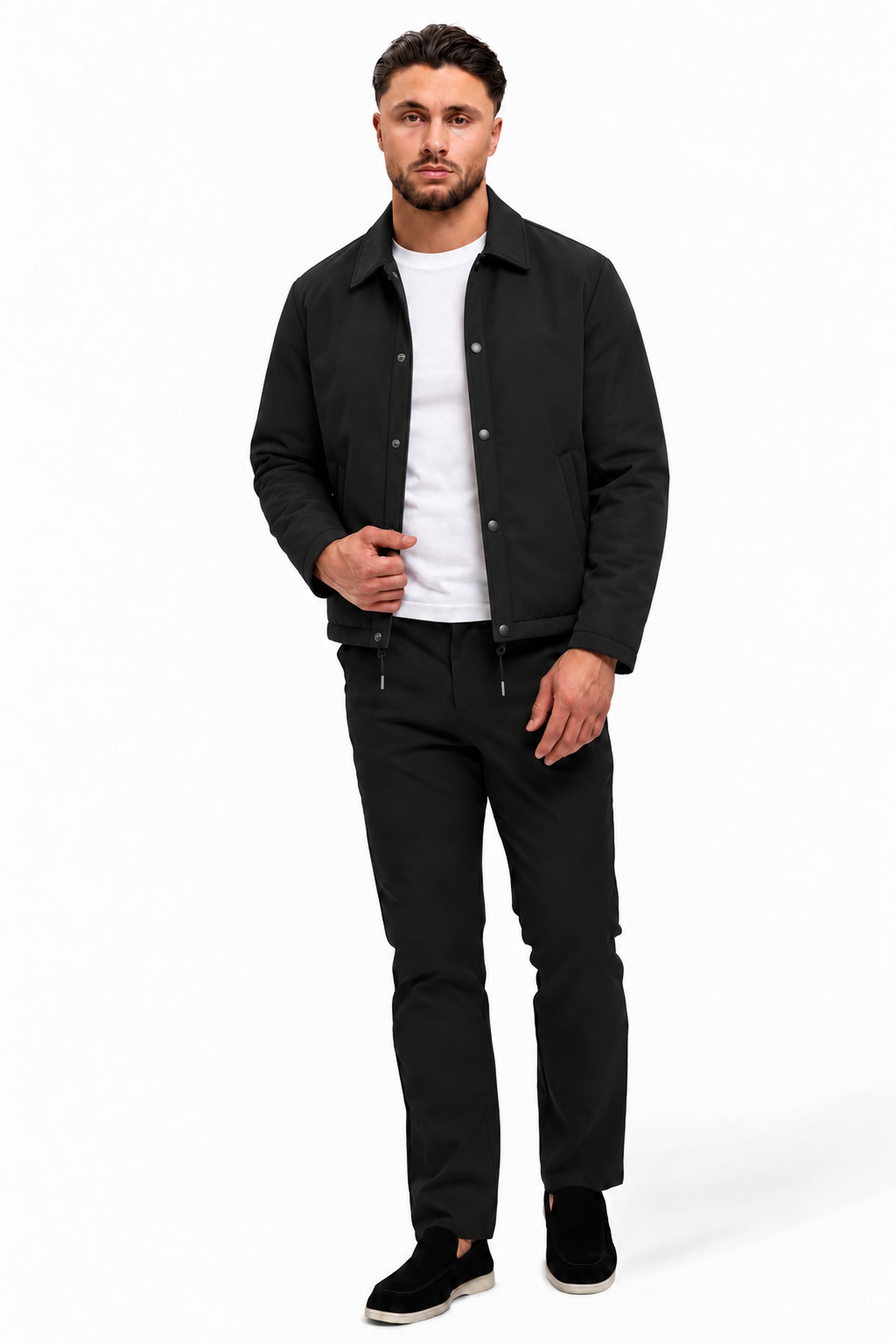 TORINO DOWN JACKET BLACK - studio full-body