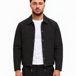 TORINO DOWN JACKET BLACK - studio voorkant