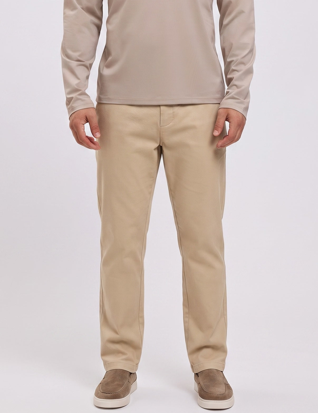 Valermo Pants Beige - voor