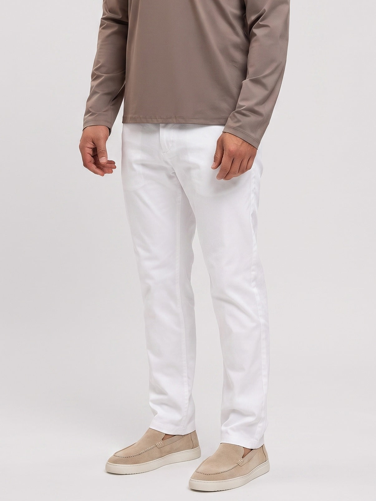 Essentials Smarts Pants White - zij