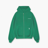 ZIPPER HOODIE GREEN